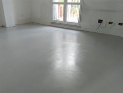 finished resin floor