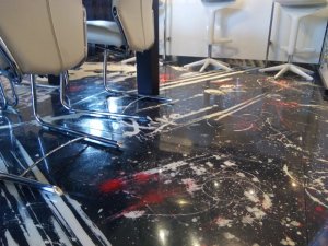 floor in epoxy resin